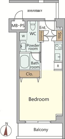 マインズ・コム高槻天神の物件間取画像
